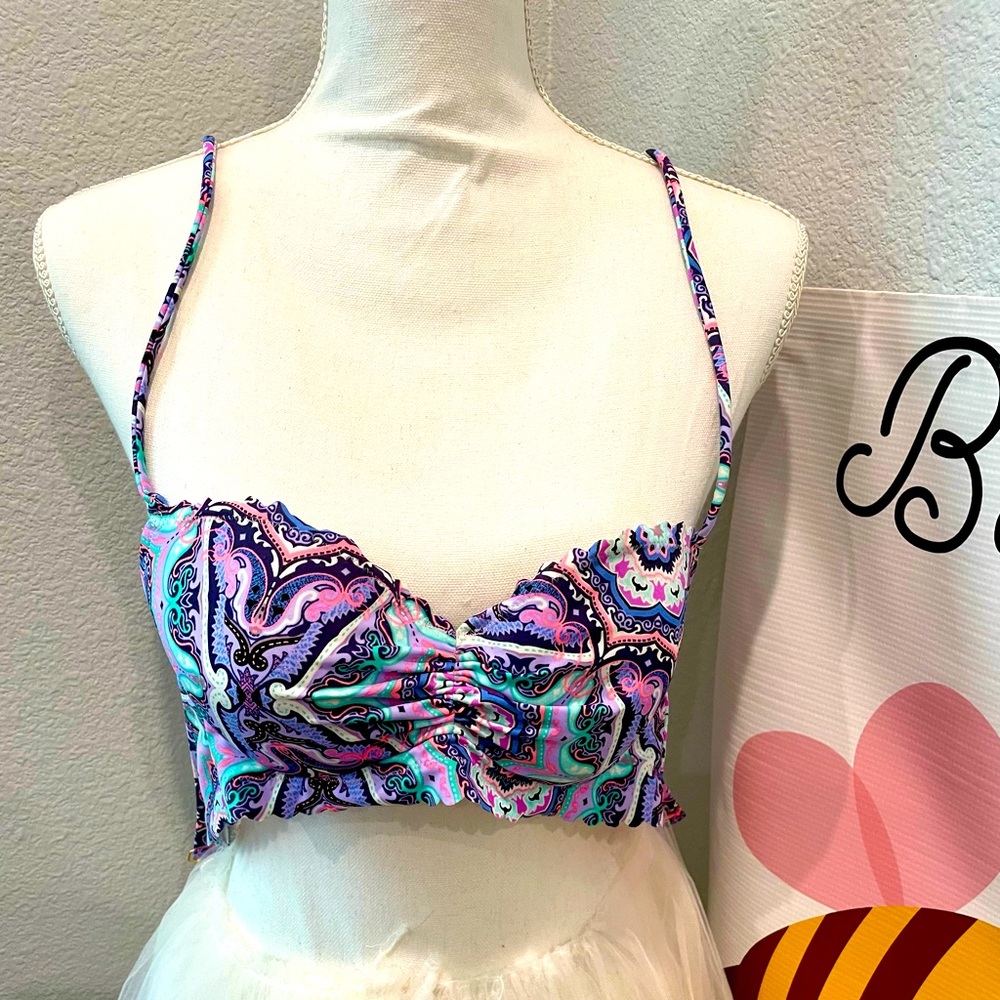 Victorias Secret 34b swim bathing suit top EUC